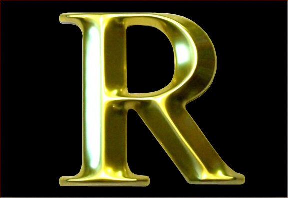 brass3dletters